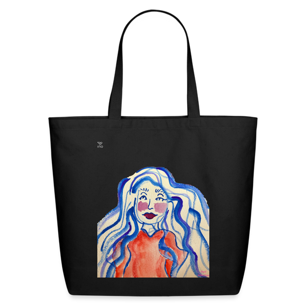 Eco-Friendly Cotton Tote - black