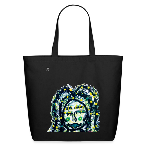 Atelier Faces - Pitaya: Eco-Friendly Cotton Tote - black