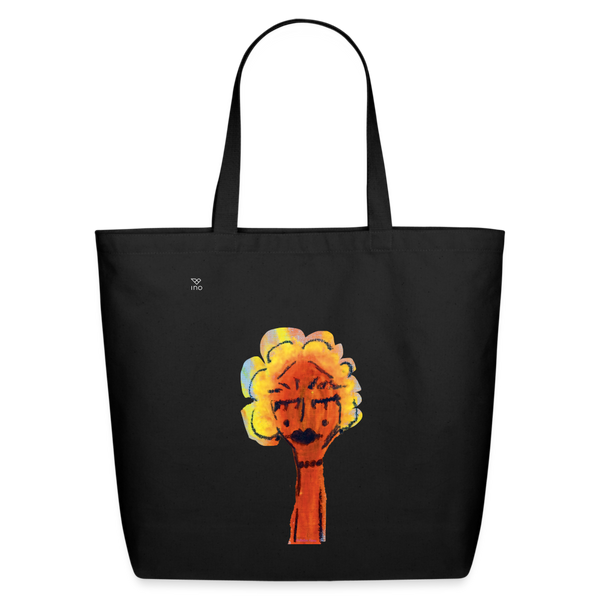 Eco-Friendly Cotton Tote - black