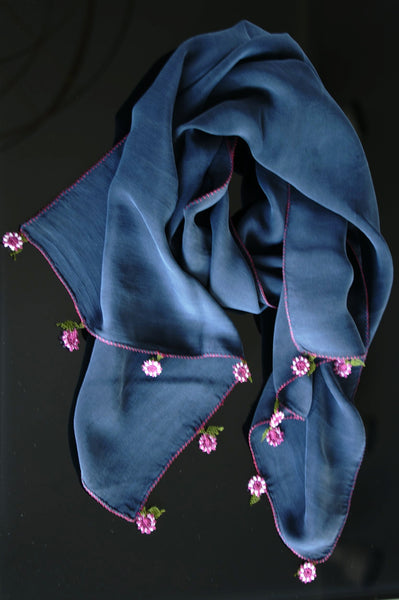 handmade silk scarf - ino scarf boutique austin tx - unique scarf store