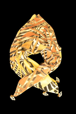 GiGi Collection silk neck scarf
